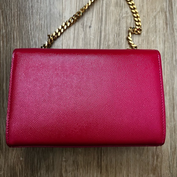 Rose pink Saint Laurent Bag on Chain - Picture 3 of 7